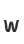 w