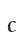 c
