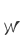 w