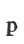 p