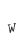 w