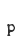 p