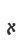 x