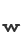 w