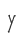 Y