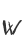 w