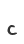c