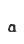 a