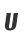 U
