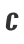 c