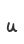 u