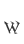 w
