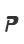 P