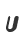 U