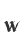 w