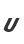 U