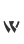 w