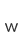 w