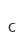 c