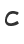 c