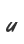 u