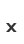 x