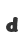 d