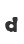 d