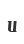 u