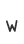 w