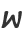 W