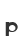 p