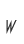 W