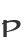 p