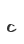 c