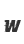 w