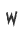 w