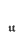 u