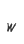w