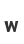 w