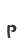 p