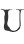 U