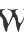 W