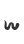 w