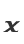 x