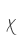 X