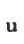 u