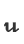 u