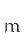m