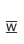 w